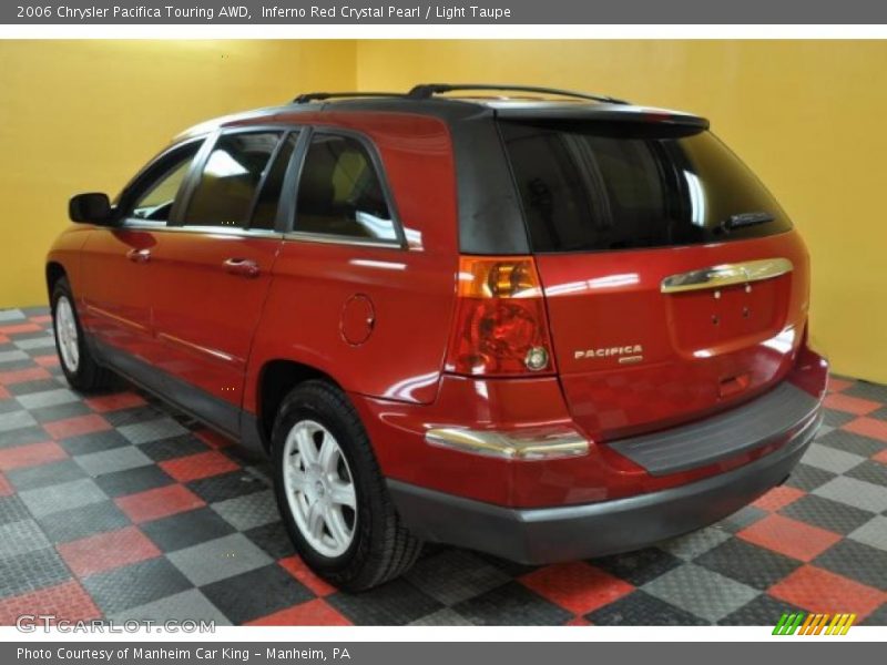 Inferno Red Crystal Pearl / Light Taupe 2006 Chrysler Pacifica Touring AWD