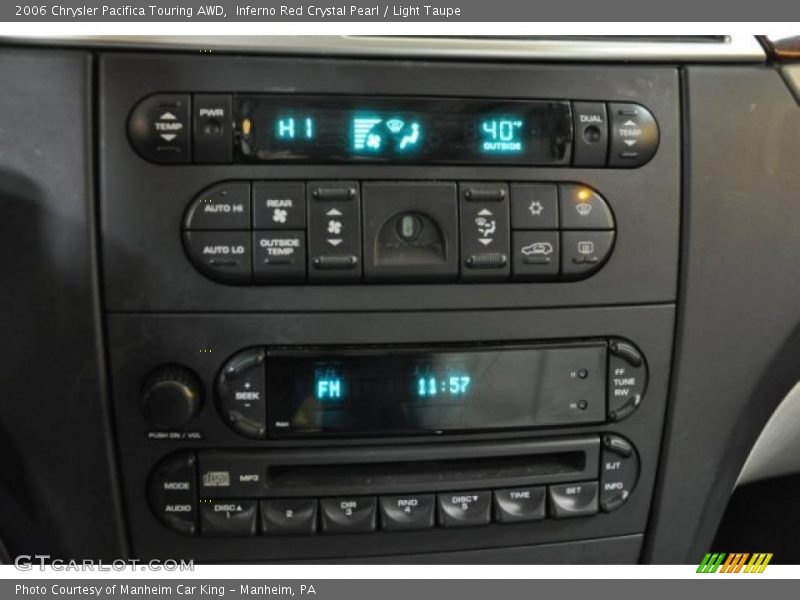 Controls of 2006 Pacifica Touring AWD