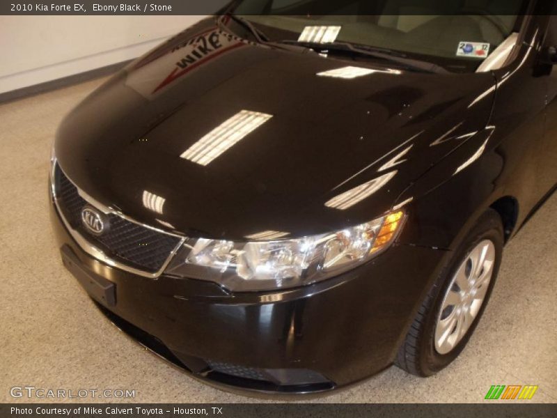 Ebony Black / Stone 2010 Kia Forte EX