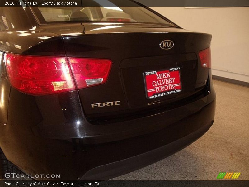 Ebony Black / Stone 2010 Kia Forte EX
