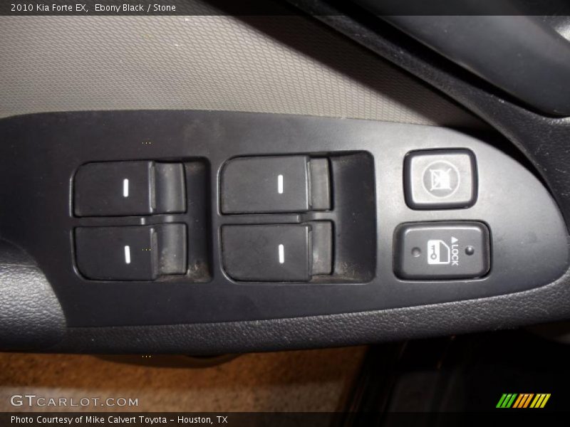 Ebony Black / Stone 2010 Kia Forte EX