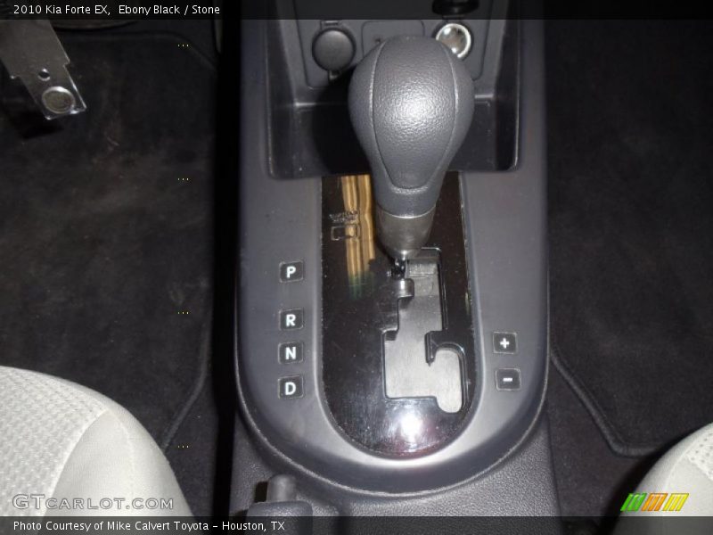 Ebony Black / Stone 2010 Kia Forte EX