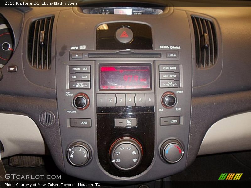 Ebony Black / Stone 2010 Kia Forte EX