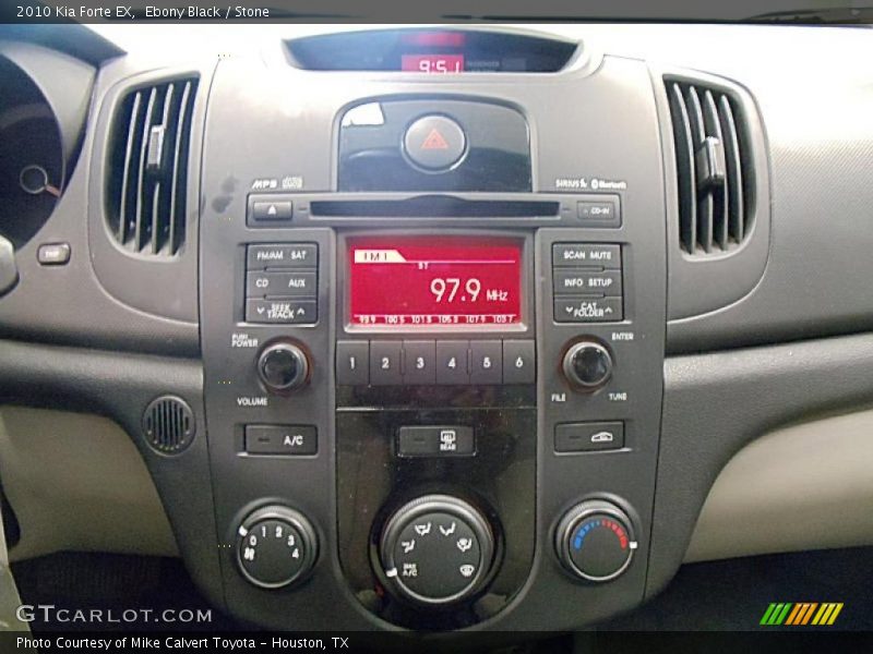 Ebony Black / Stone 2010 Kia Forte EX
