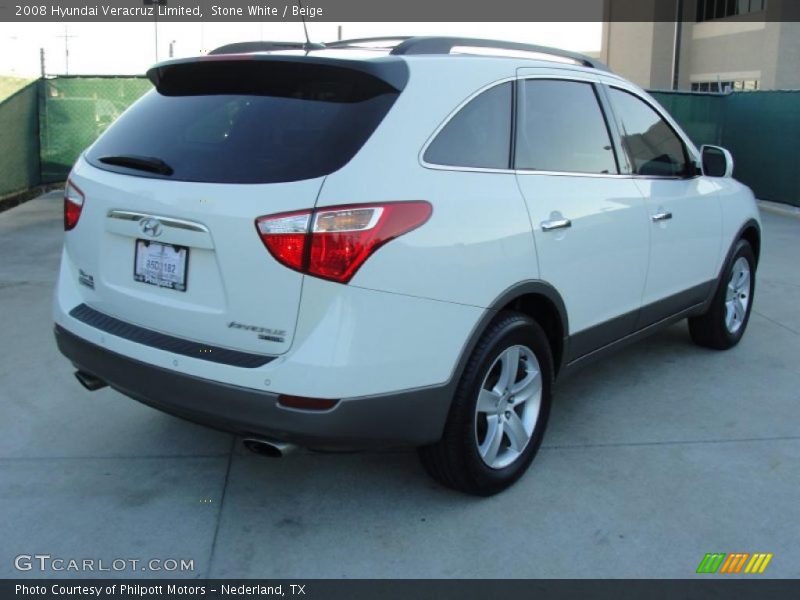 Stone White / Beige 2008 Hyundai Veracruz Limited