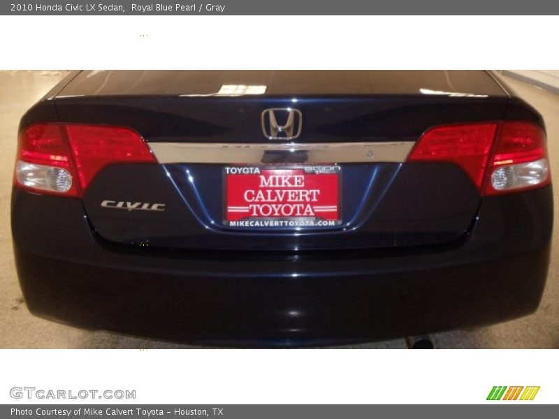 Royal Blue Pearl / Gray 2010 Honda Civic LX Sedan