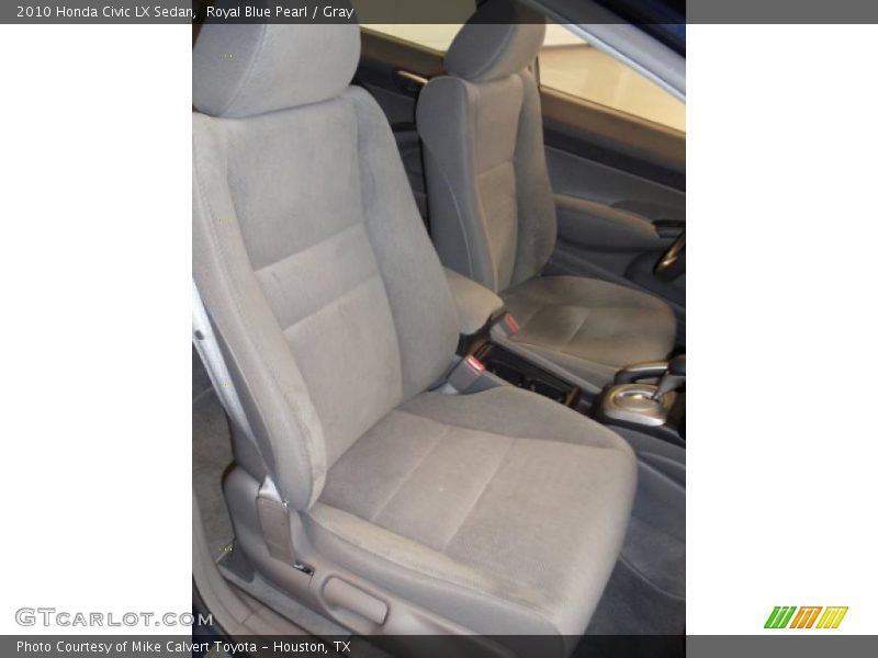 Royal Blue Pearl / Gray 2010 Honda Civic LX Sedan