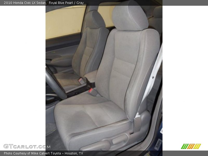 Royal Blue Pearl / Gray 2010 Honda Civic LX Sedan