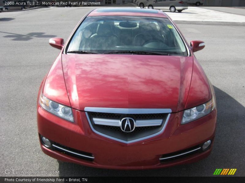 Moroccan Red Pearl / Parchment 2008 Acura TL 3.2