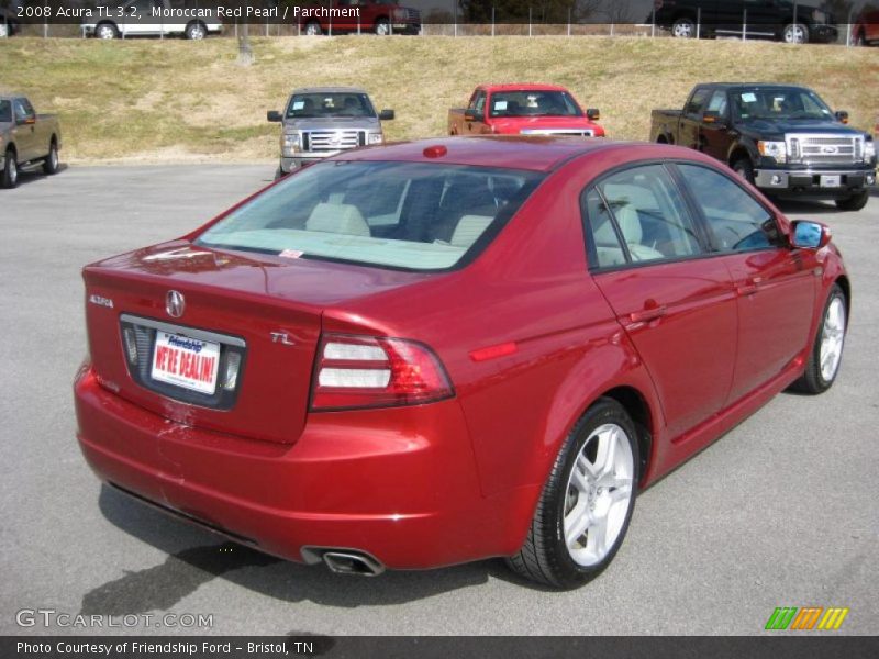 Moroccan Red Pearl / Parchment 2008 Acura TL 3.2