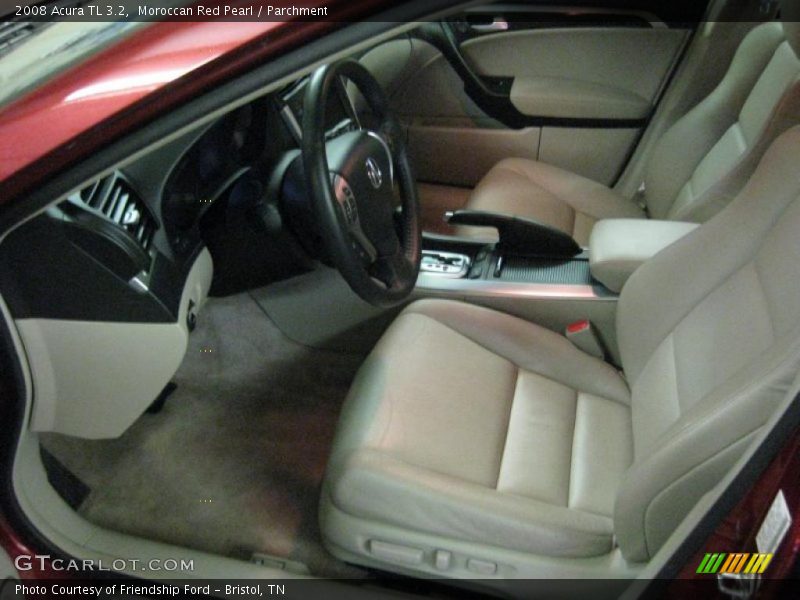 Moroccan Red Pearl / Parchment 2008 Acura TL 3.2