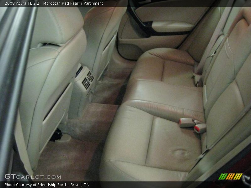 Moroccan Red Pearl / Parchment 2008 Acura TL 3.2