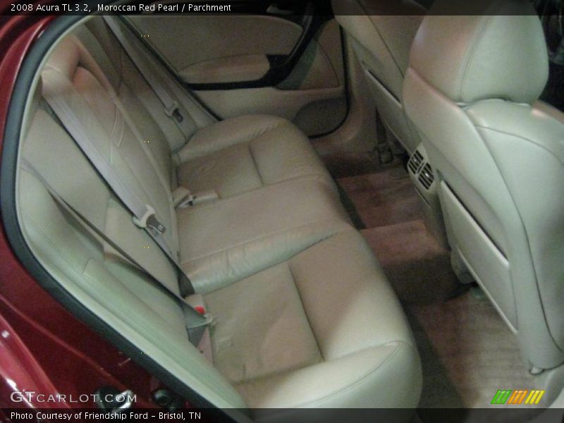 Moroccan Red Pearl / Parchment 2008 Acura TL 3.2