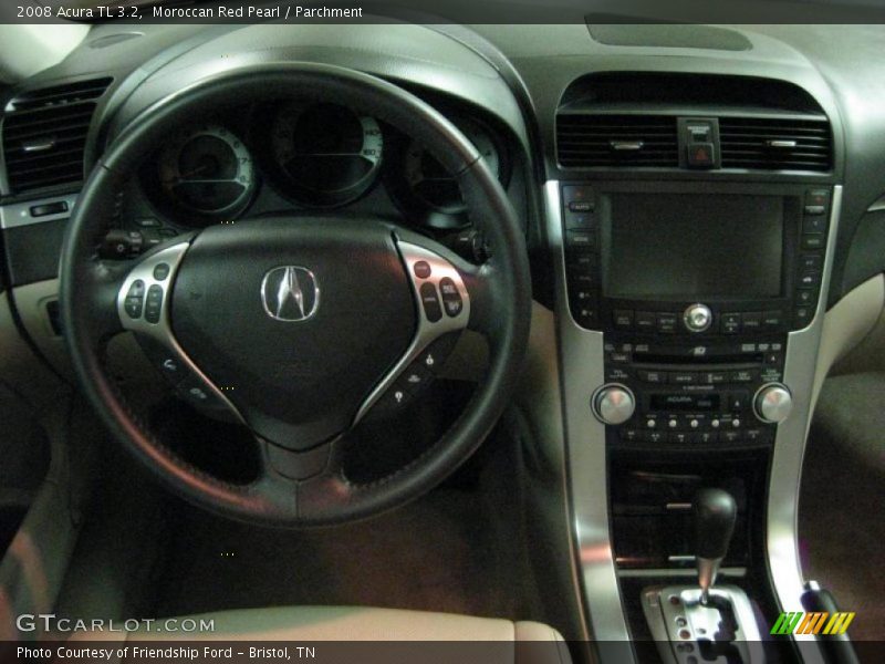 Moroccan Red Pearl / Parchment 2008 Acura TL 3.2