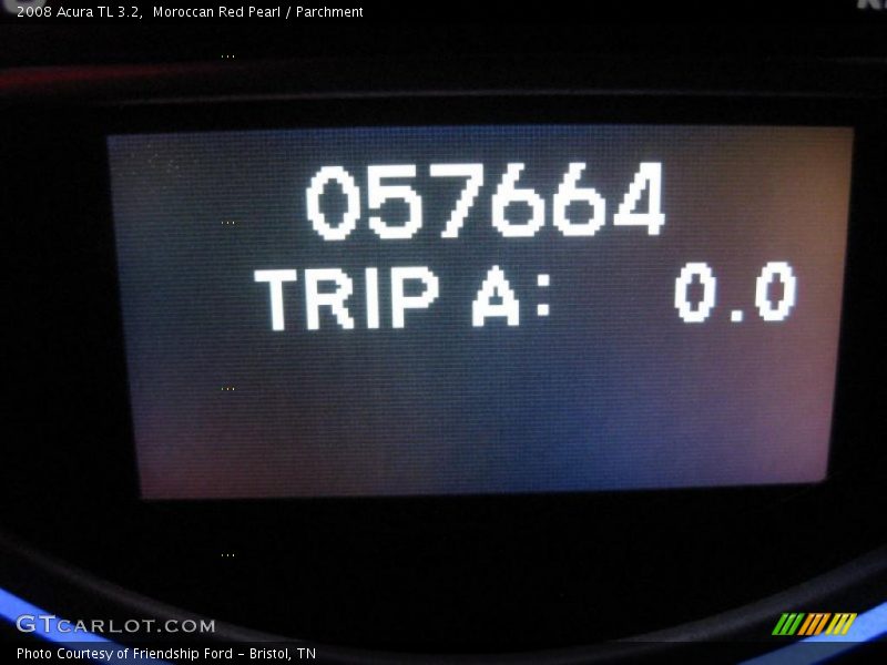Moroccan Red Pearl / Parchment 2008 Acura TL 3.2