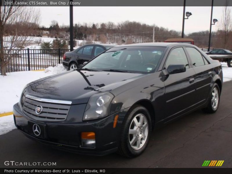 Blue Chip / Ebony 2005 Cadillac CTS Sedan