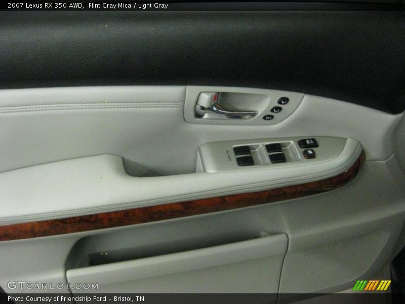 Flint Gray Mica / Light Gray 2007 Lexus RX 350 AWD