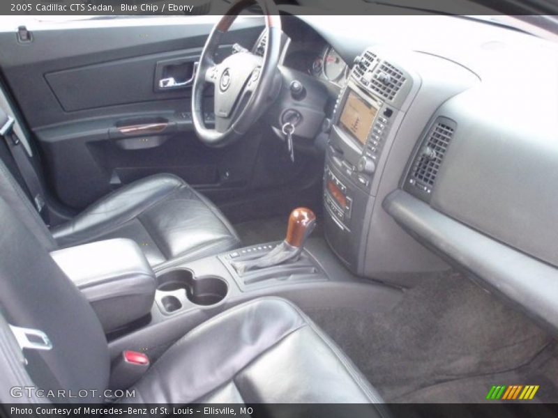 Blue Chip / Ebony 2005 Cadillac CTS Sedan