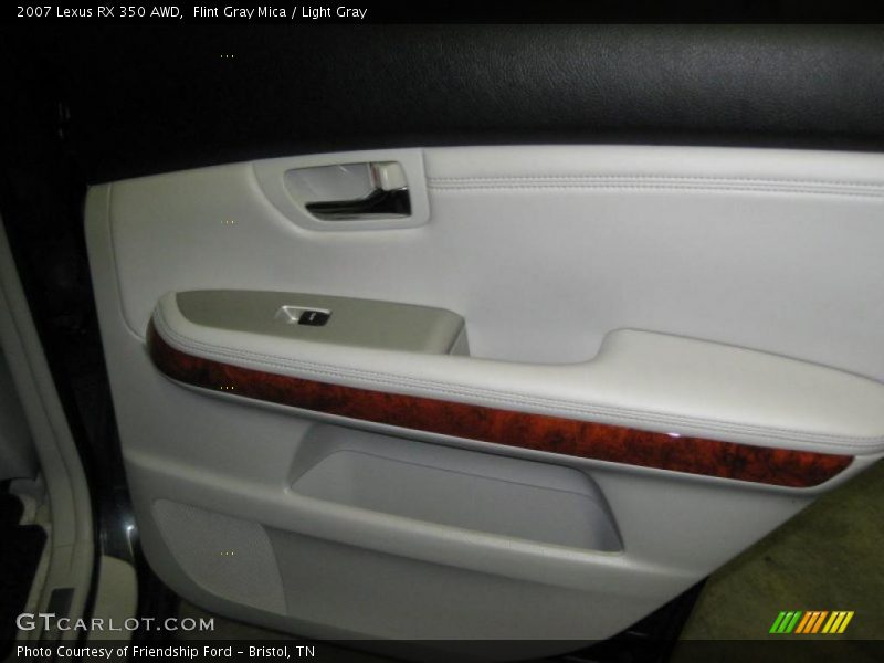 Flint Gray Mica / Light Gray 2007 Lexus RX 350 AWD