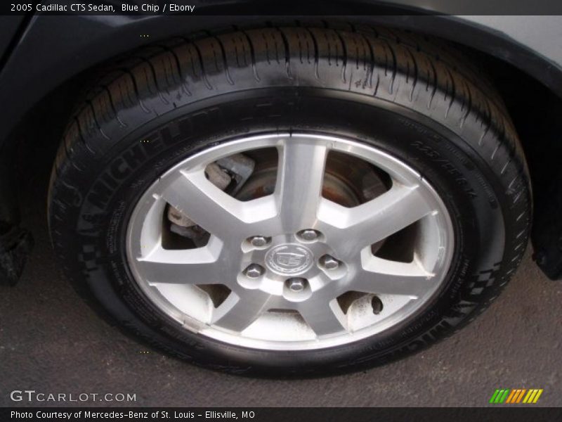 Blue Chip / Ebony 2005 Cadillac CTS Sedan