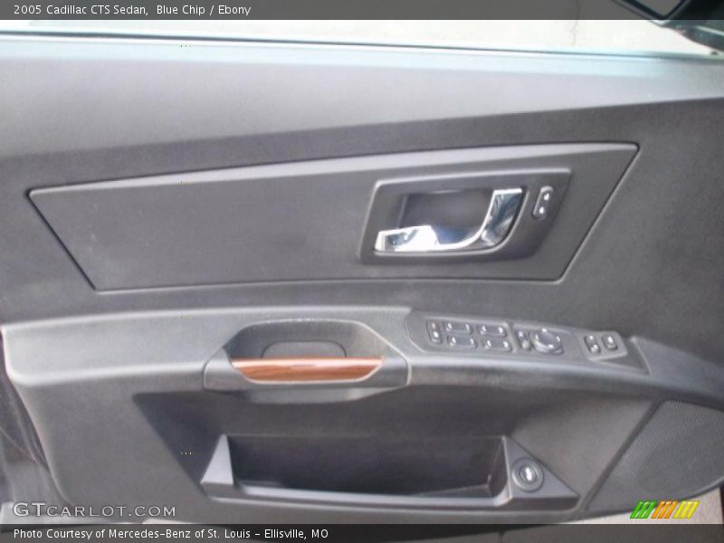 Blue Chip / Ebony 2005 Cadillac CTS Sedan