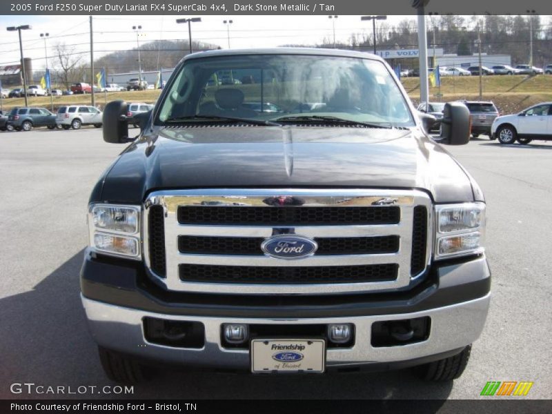 Dark Stone Metallic / Tan 2005 Ford F250 Super Duty Lariat FX4 SuperCab 4x4