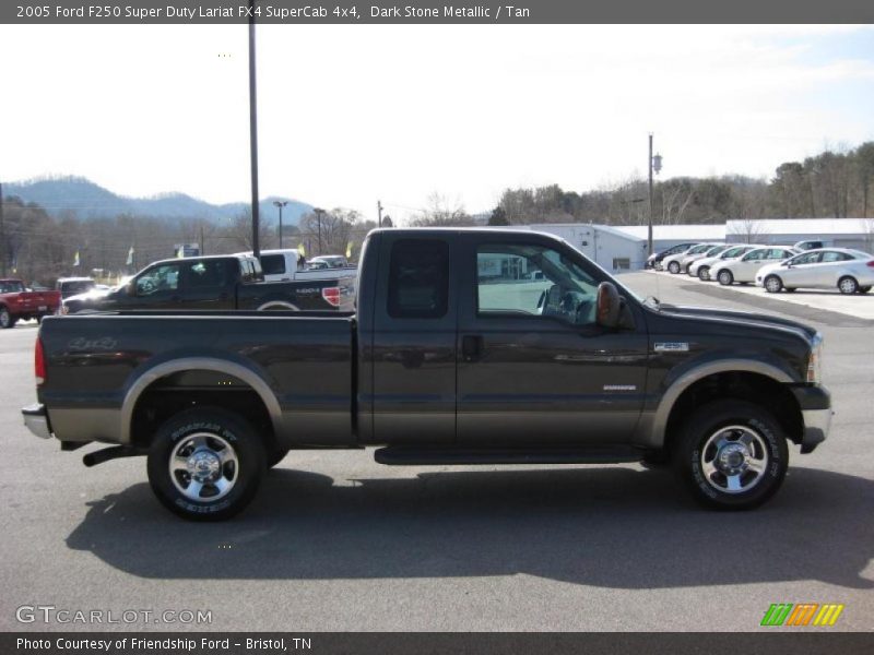 Dark Stone Metallic / Tan 2005 Ford F250 Super Duty Lariat FX4 SuperCab 4x4
