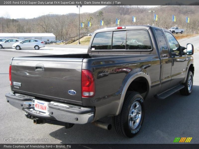 Dark Stone Metallic / Tan 2005 Ford F250 Super Duty Lariat FX4 SuperCab 4x4