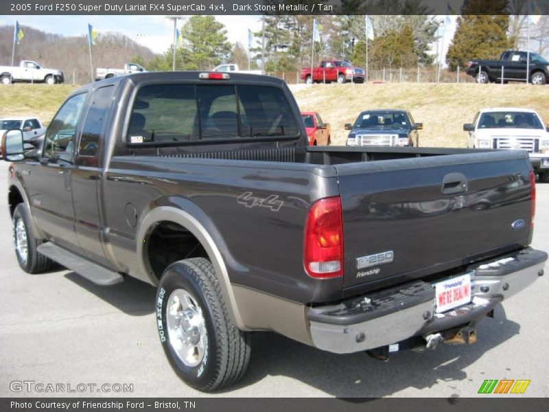 Dark Stone Metallic / Tan 2005 Ford F250 Super Duty Lariat FX4 SuperCab 4x4