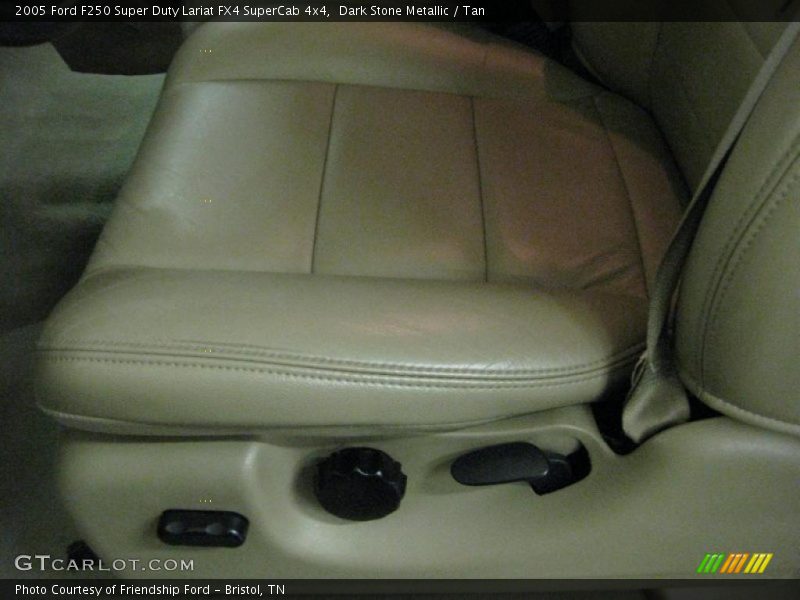 Dark Stone Metallic / Tan 2005 Ford F250 Super Duty Lariat FX4 SuperCab 4x4