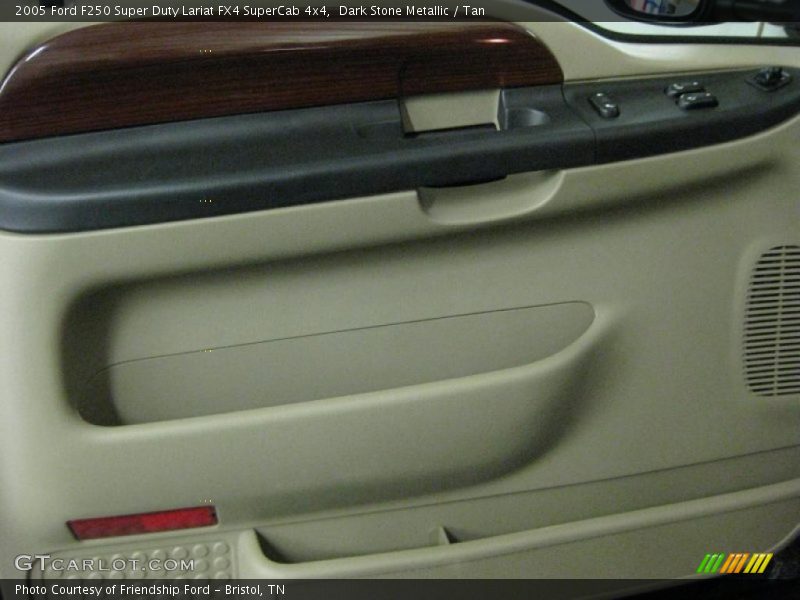Dark Stone Metallic / Tan 2005 Ford F250 Super Duty Lariat FX4 SuperCab 4x4