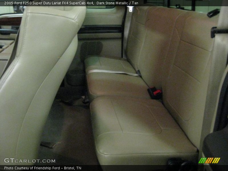 Dark Stone Metallic / Tan 2005 Ford F250 Super Duty Lariat FX4 SuperCab 4x4