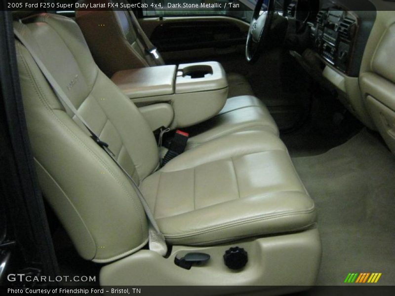 Dark Stone Metallic / Tan 2005 Ford F250 Super Duty Lariat FX4 SuperCab 4x4
