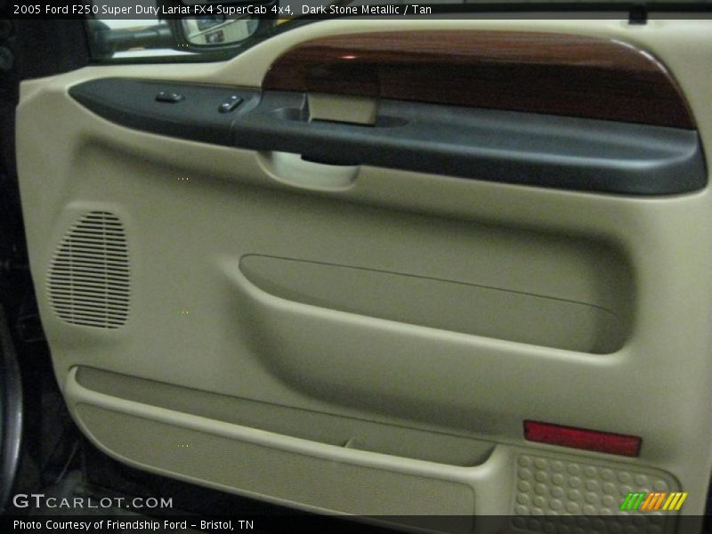 Dark Stone Metallic / Tan 2005 Ford F250 Super Duty Lariat FX4 SuperCab 4x4