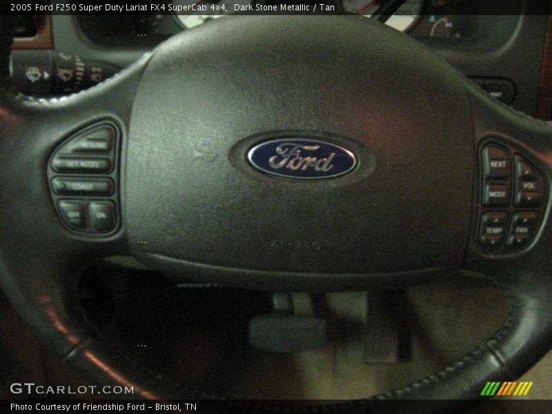 Dark Stone Metallic / Tan 2005 Ford F250 Super Duty Lariat FX4 SuperCab 4x4