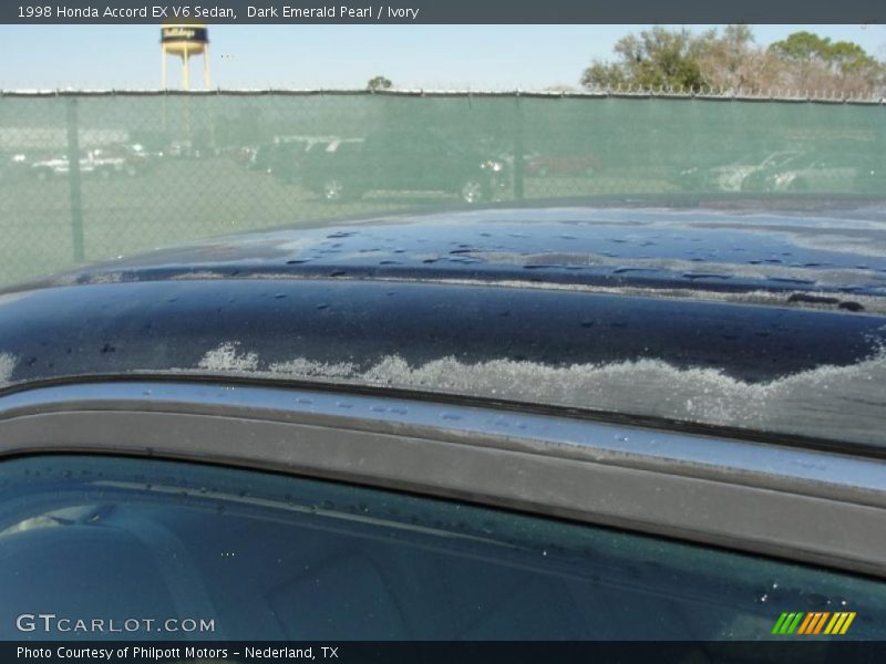 Dark Emerald Pearl / Ivory 1998 Honda Accord EX V6 Sedan