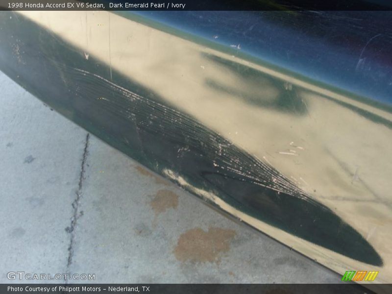 Dark Emerald Pearl / Ivory 1998 Honda Accord EX V6 Sedan