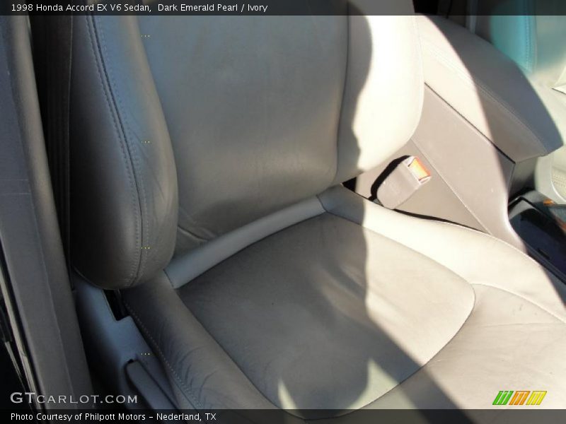 Dark Emerald Pearl / Ivory 1998 Honda Accord EX V6 Sedan