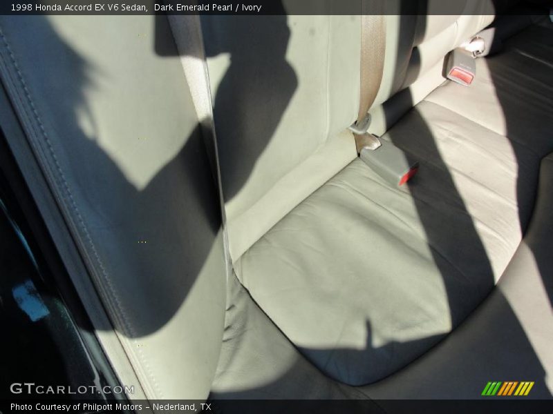 Dark Emerald Pearl / Ivory 1998 Honda Accord EX V6 Sedan
