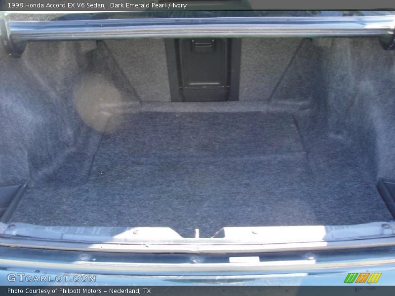 Dark Emerald Pearl / Ivory 1998 Honda Accord EX V6 Sedan