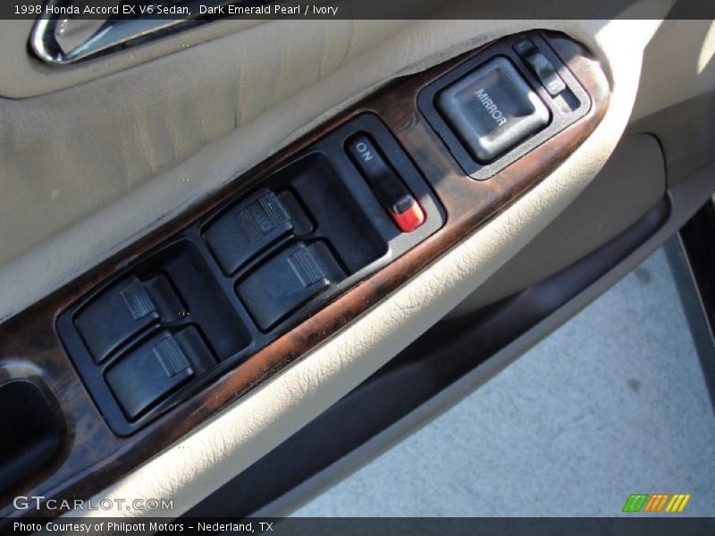 Dark Emerald Pearl / Ivory 1998 Honda Accord EX V6 Sedan