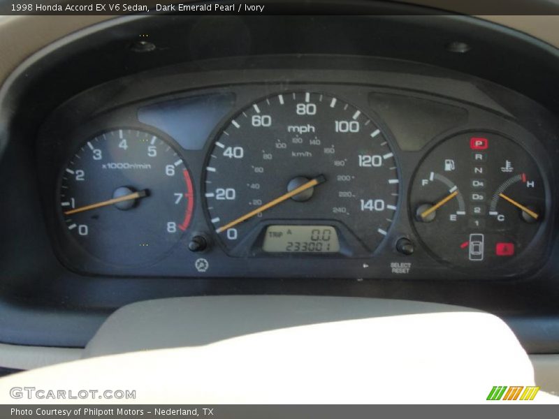  1998 Accord EX V6 Sedan EX V6 Sedan Gauges