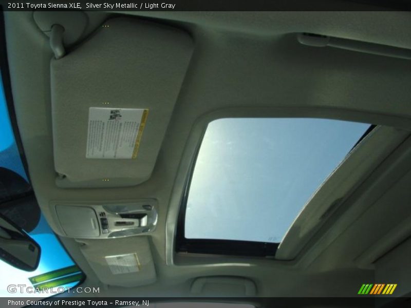Silver Sky Metallic / Light Gray 2011 Toyota Sienna XLE