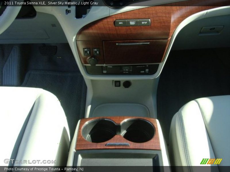 Silver Sky Metallic / Light Gray 2011 Toyota Sienna XLE