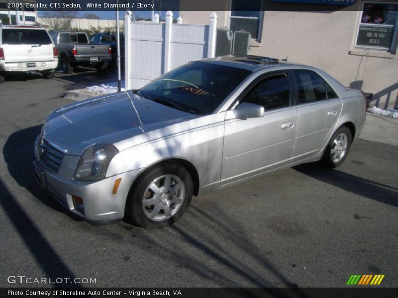 White Diamond / Ebony 2005 Cadillac CTS Sedan