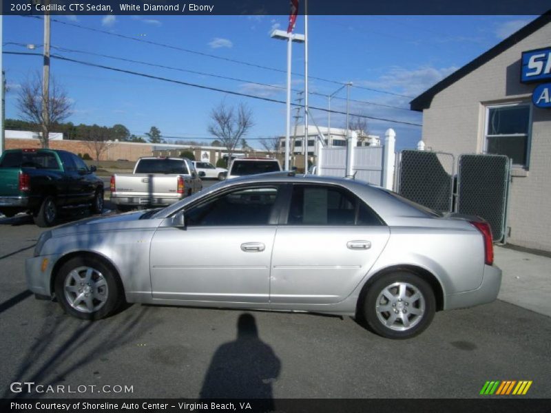 White Diamond / Ebony 2005 Cadillac CTS Sedan