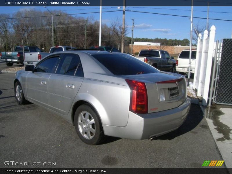 White Diamond / Ebony 2005 Cadillac CTS Sedan