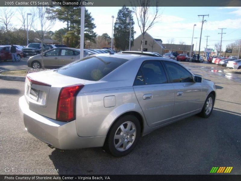 White Diamond / Ebony 2005 Cadillac CTS Sedan
