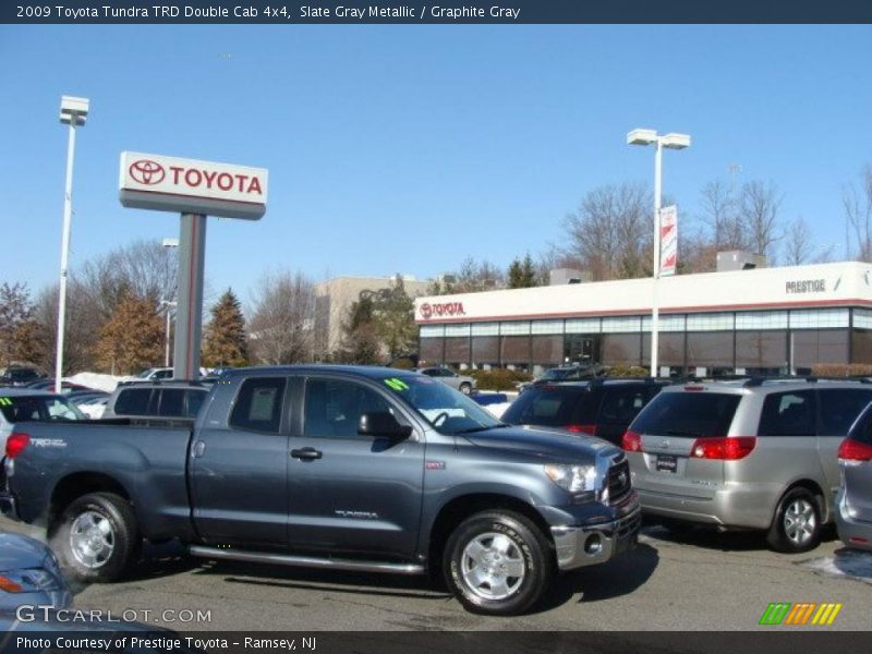 Slate Gray Metallic / Graphite Gray 2009 Toyota Tundra TRD Double Cab 4x4