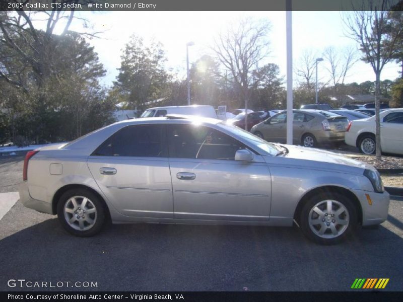 White Diamond / Ebony 2005 Cadillac CTS Sedan